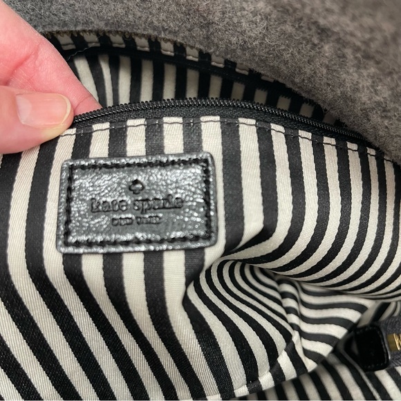 Kate Spade Lg Walker Park Tate Wool Bow Bag Romantic Coquette Luxury Feminine - Picture 10 of 15